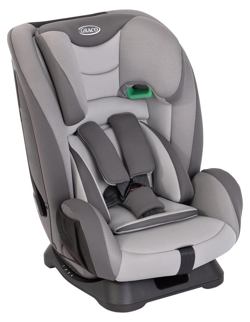 Autositz Kindersitz 2-in-1 - R129 - 76 bis 145 cm - Quartz - Mit integriertem Gurtsystem und Autogurt