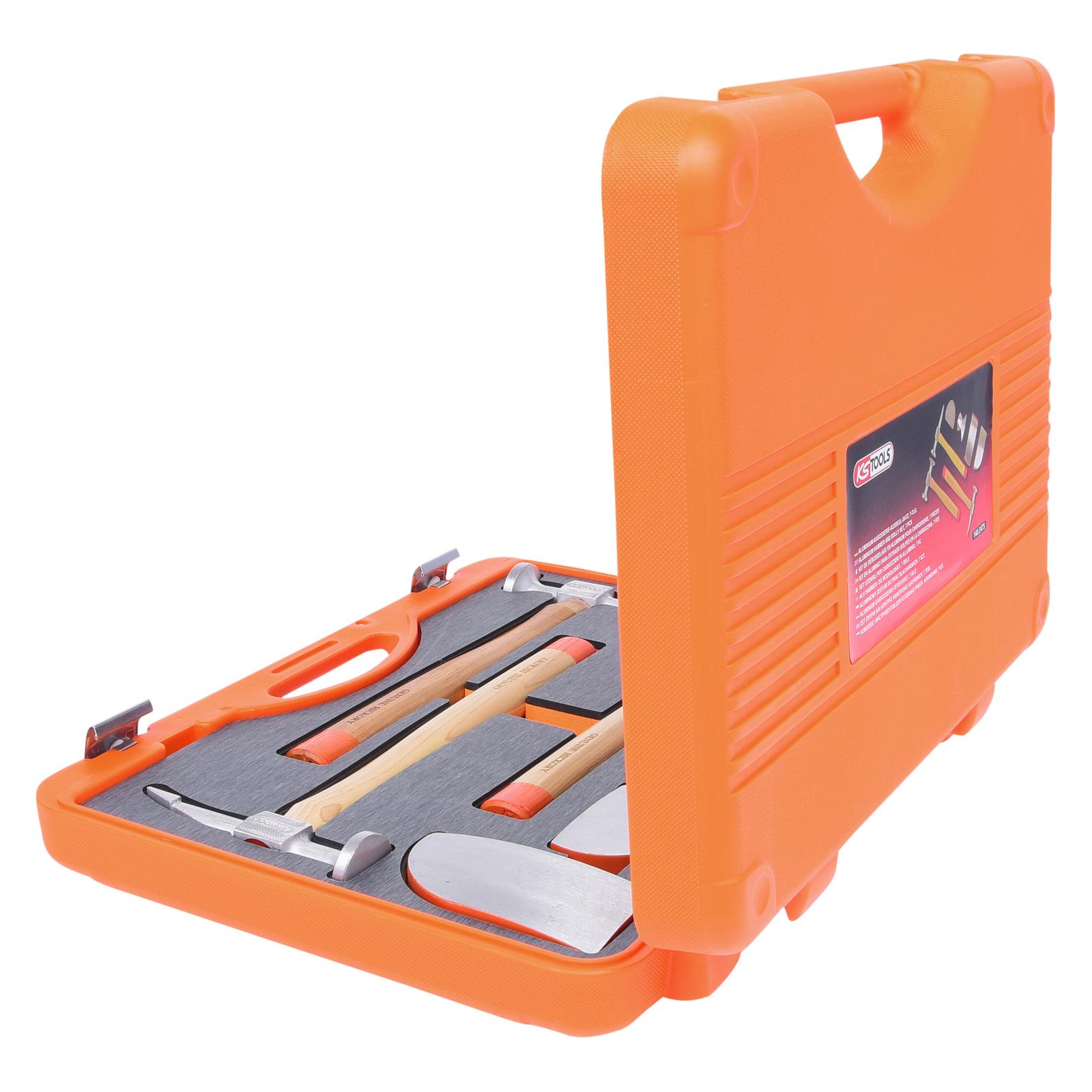 KS Tools Aluminium-Karosserie-Ausbeul-Satz, 7-tlg (140.2475)