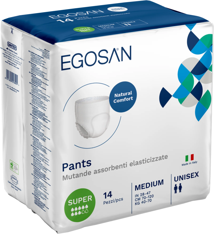 Egosan Pants Super Medium - 6 paquets de 14 protections