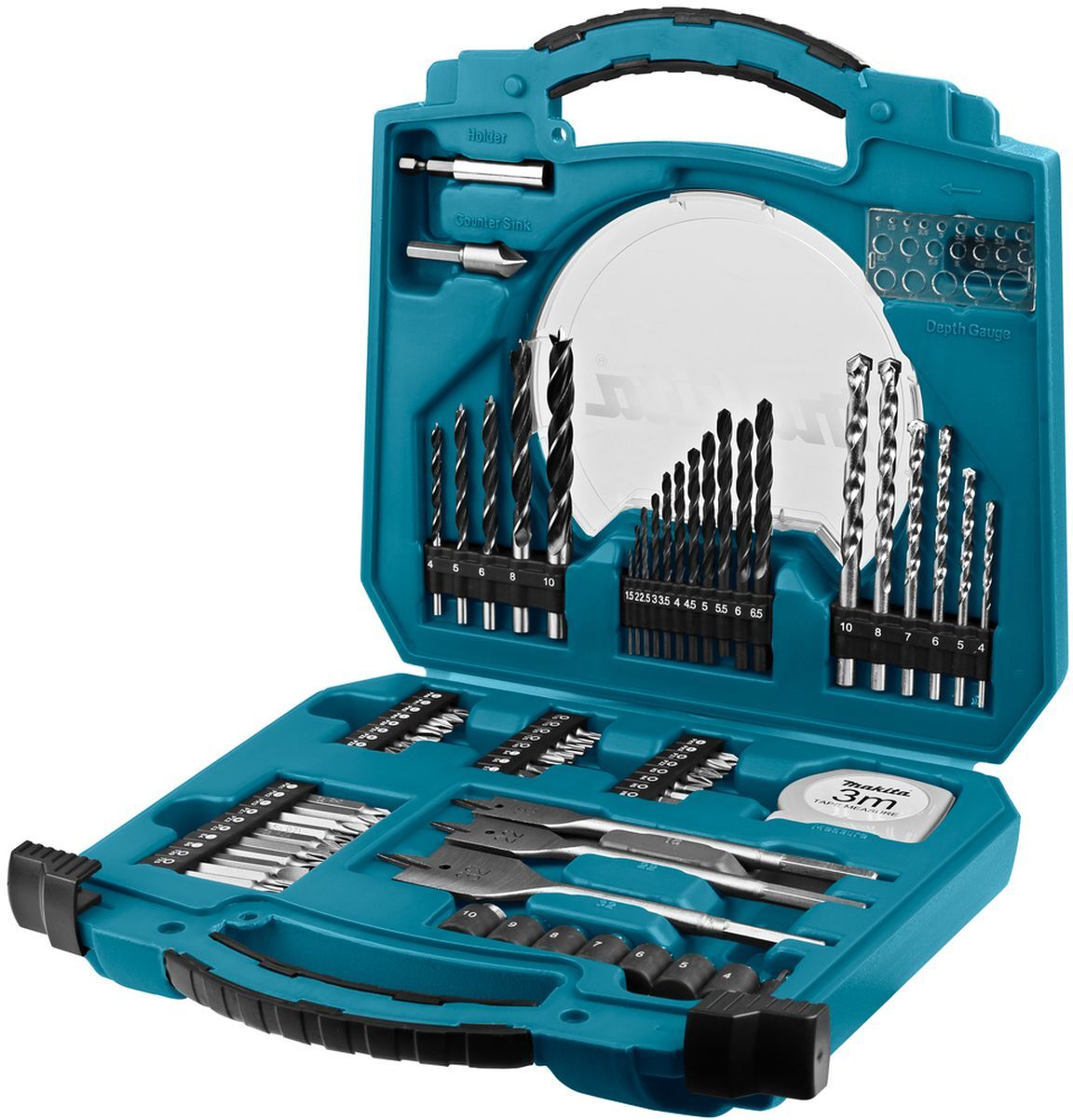Set di punte da trapano/avvitatore Makita D-47145 da 71 pezzi