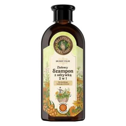 Eurus Receptury Zielarki Herbal Shampoo With Conditioner 2 In 1 With Marigold And Sea Buckthorn 350 Ml (Flüssiges Shampoo, 350 ml) (44151396)