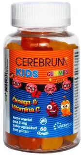 Cerebrum Gomas Desenvolvimento do Cérebro Gummies Kids 60 gomas