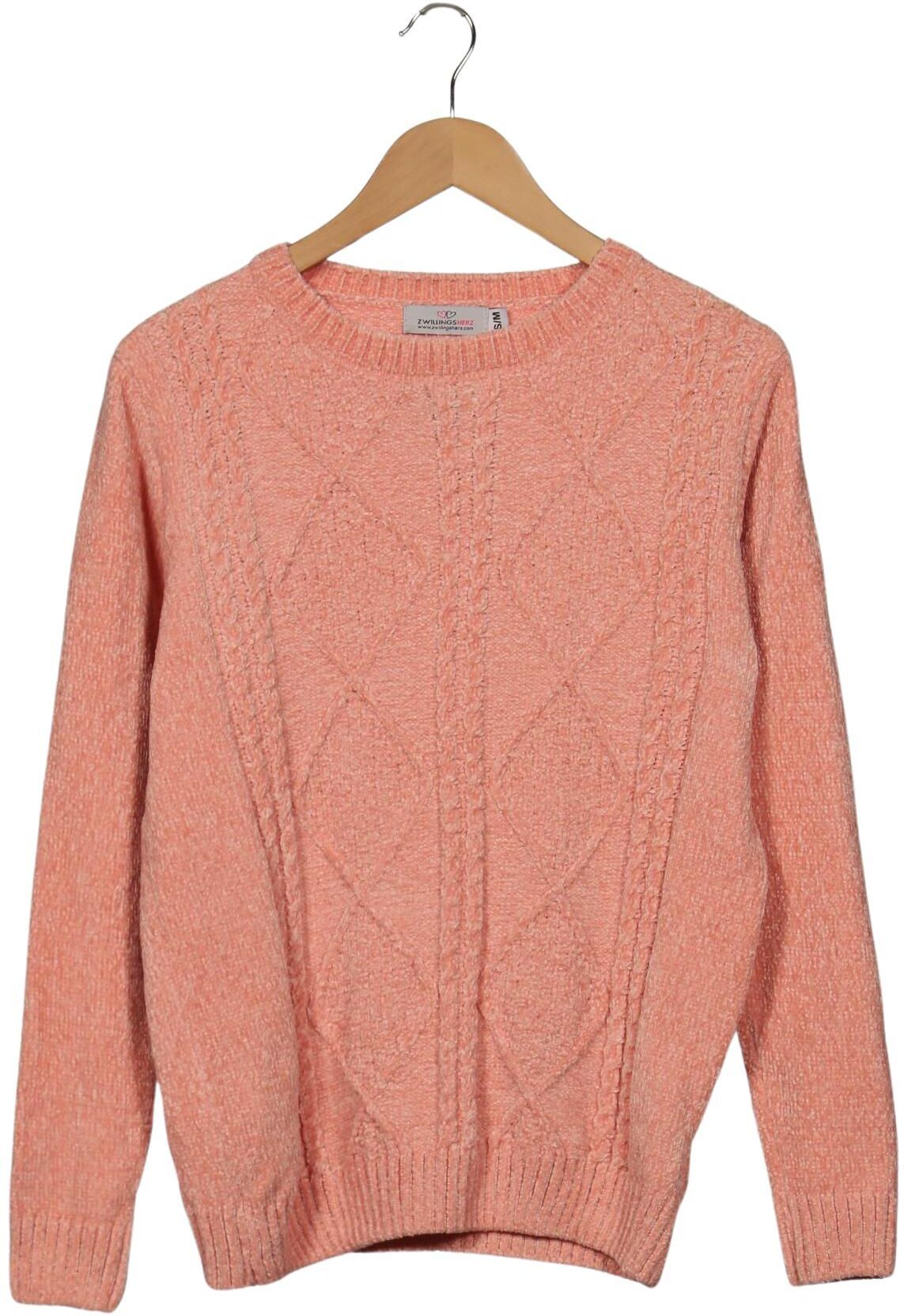 Zwillingsherz Damen Pullover, Pink, Gr. S, Synthetik - Second Hand