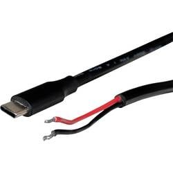 Joy-it Joy-IT Strom-Kabel 1 m Schwarz (K-1474) Strom-Kabel Raspberry Pi® [1x USB 2.0 Stecker C - 1x offene Kabelenden] 1 m Schwarz Daten-/Strom-Kabel