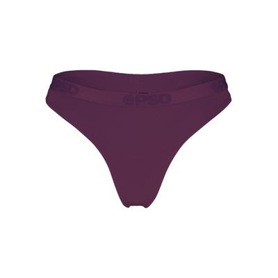 String PSD "PSD THONG ESSENTIAL", Damen, Gr. XS, lila, 47% Modal, 47% Baumwolle, 6% Elasthan, unifarben, Unterhosen String