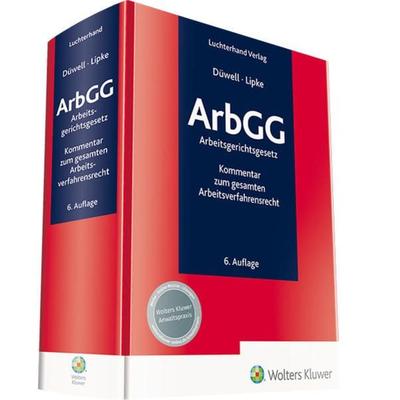 ArbGG - Arbeitsgerichtsgesetz - Kommentar, Taschenbuch von , Hermann Luchterhand Verlag, 978-3-472-09751-8