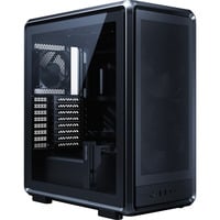 MasterFrame 500 Mesh , Tower-Gehäuse schwarz, Tempered Glass