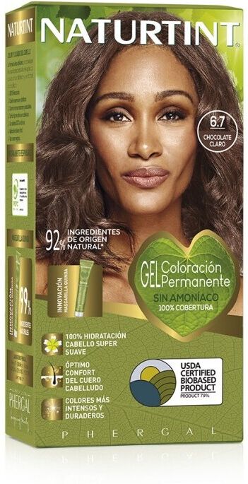 Naturtint Permanent Hair Color Gel, Ammonia-Free Dye 6.7 Light