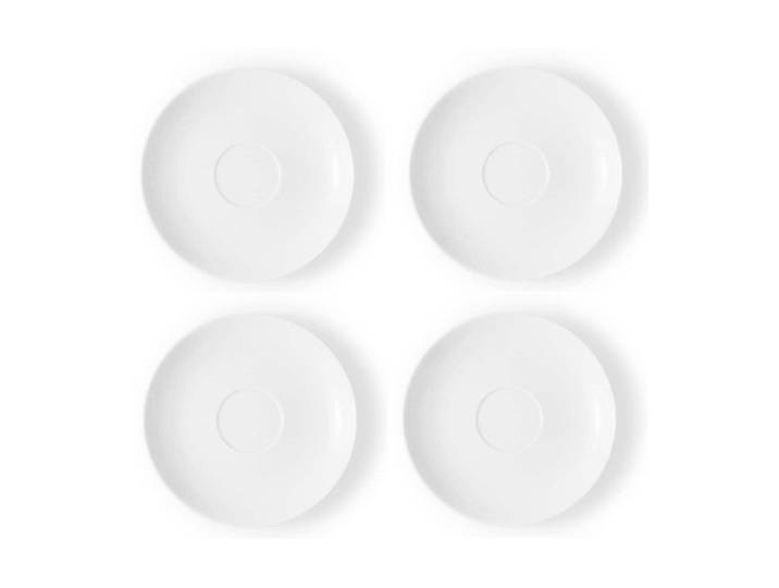 Tassenuntersetzer EVA SOLO Legio 4 Stück , weiss (weiß), Ø:16cm, Untersetzer, Tassenuntersetzer