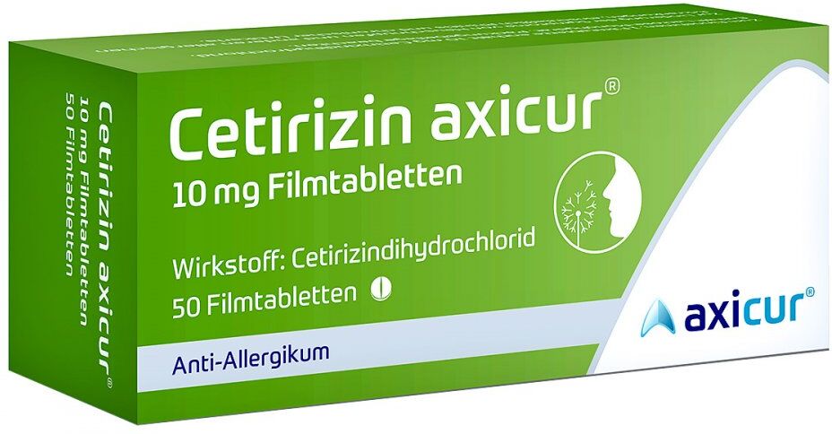 Cetirizin axicur 10 mg Filmtabletten