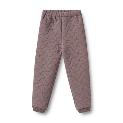 Thermohose WHEAT "Thermo Pants Alex", Mädchen, Gr. 140, N-Gr, braun (2378 plum), Web, Obermaterial: 100% Polyester, unifarben, regular fit lang, Hosen Thermohose, Kunstfaser, wasserdicht, Reflektor