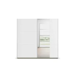 Schwebetürenschrank  Acton , weiß , Maße (cm): B: 218 H: 59