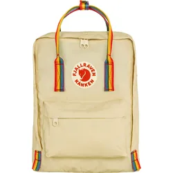 Fjällräven Kanken Rainbow Rucksack 16 Volumen Light Oak-Rainbow Pattern