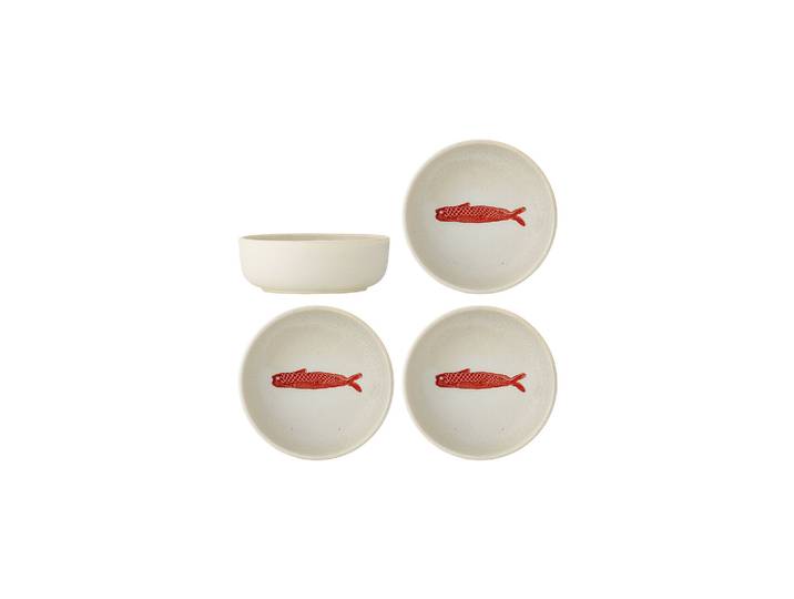Bol lot de 4 Ø14,5 cm en grès rouge Hadden