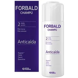 Forbald, Shampoo, Haarausfall Shampoo mit Vitaminen Dual Action Stärke und Volumen der Haare Stimuliert das (Flüssiges Shampoo, 250 ml)