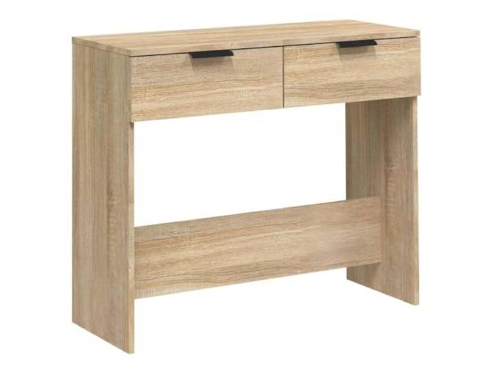 Konsolentisch Dab Sonoma 90x36x75 cm mit 2 Schubkästen Holzwerkstoff, feuchtigkeitsbeständig, Tischplatte für Dekoration, Montage mit Wand