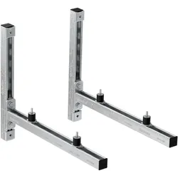 Fischer Konsolenset m. Lärmschutz KSU S - 600, Klimaanlage Zubehör, Silber