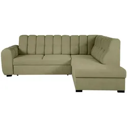 ECKSCHLAFSOFA Zoja rechts grün