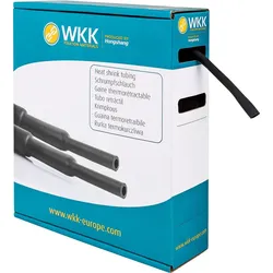 WKK Schrumpfschlauch H-2(Z) box 9.5/4.8 schwarz 5m