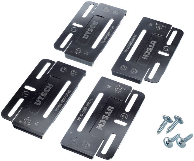 Erich Utsch Kennzeichenhalter [Simple-Fix Schwarz] 0188200