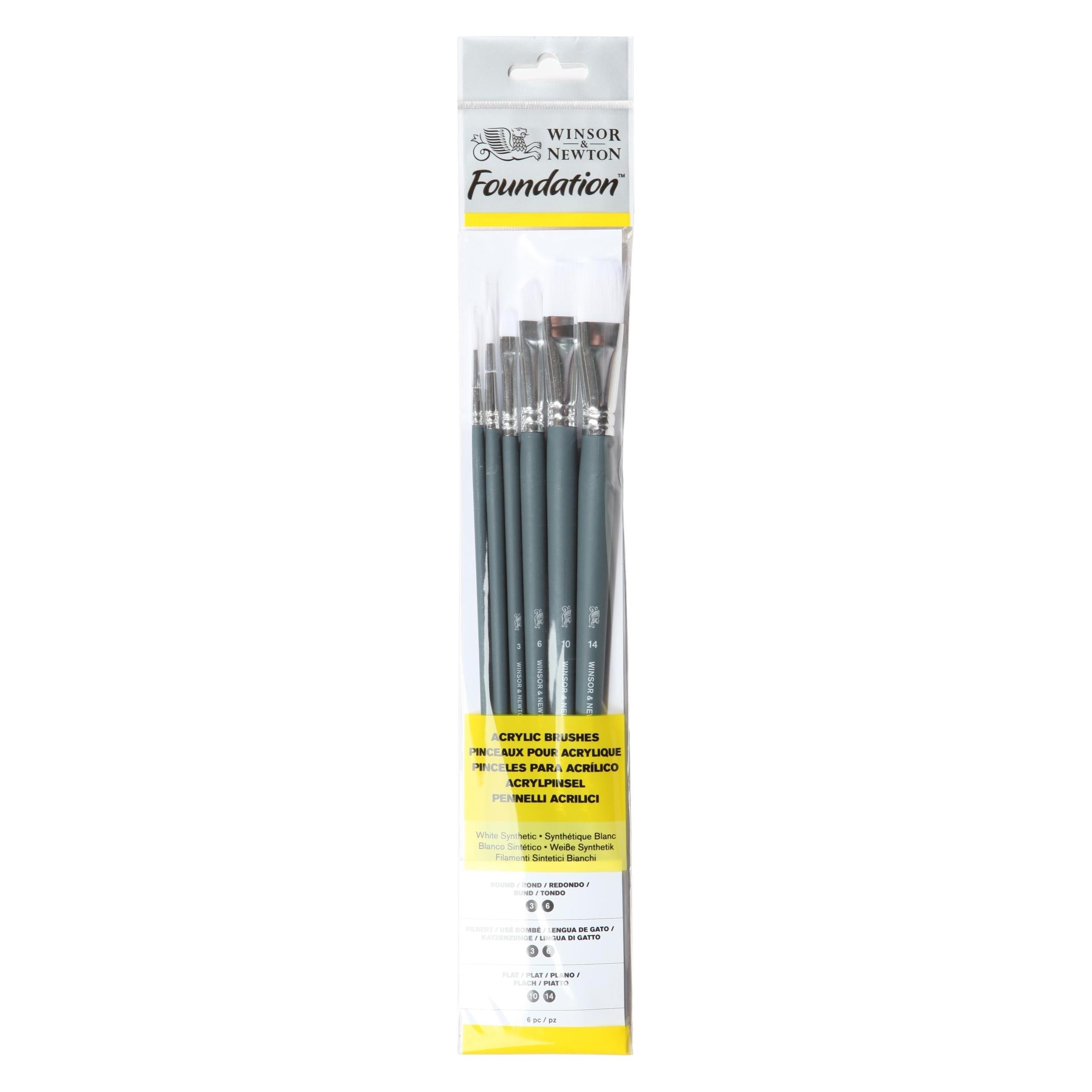 Winsor & Newton 5295008, Brush set, Assorted, Synthetic, 6 pc(s) (6x) (884955030561)