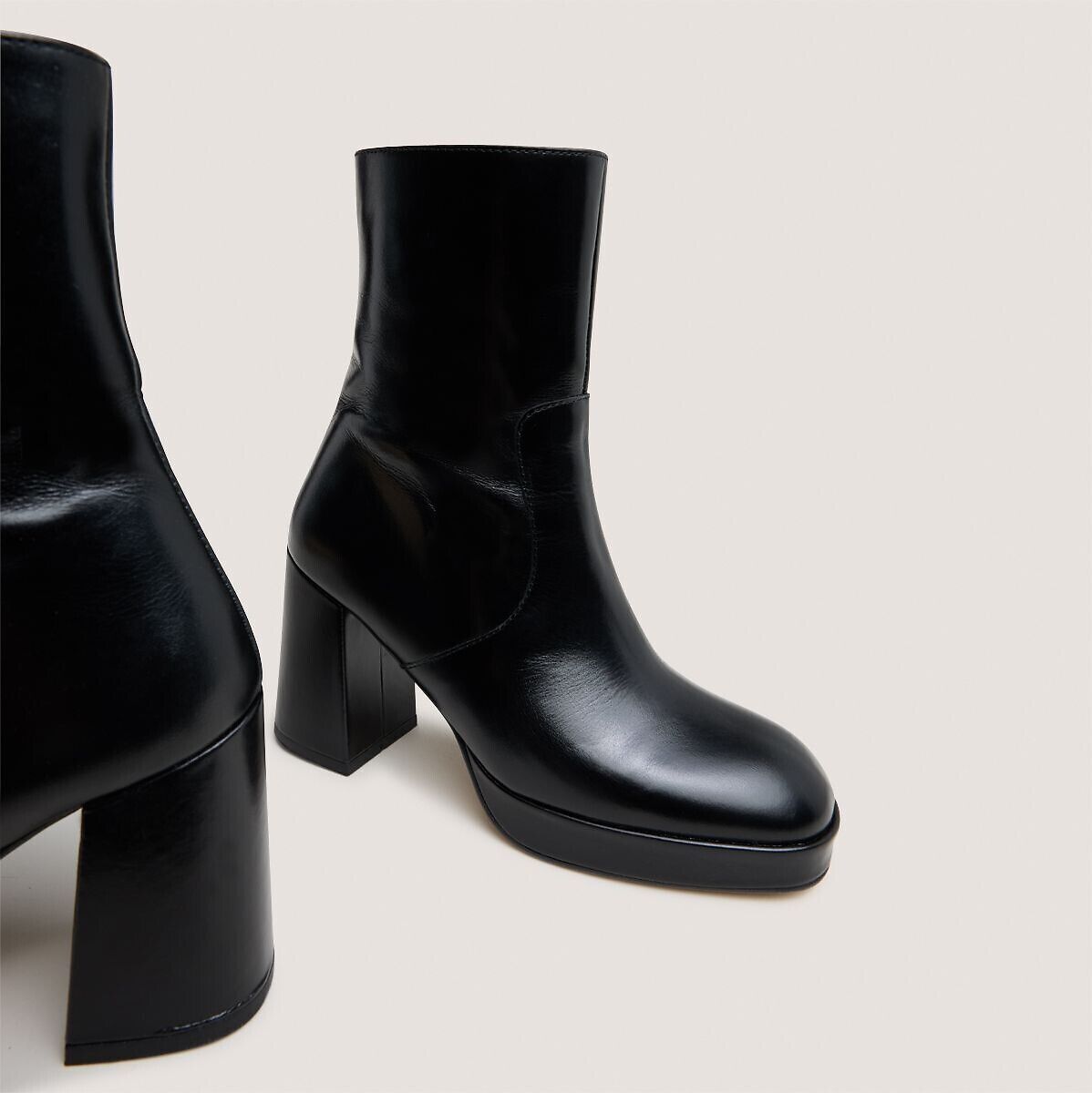 JONAK Bottines à talons, en cuir, VESNA