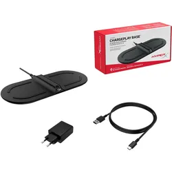 HP HyperX ChargePlay Base (15 W), Wireless Charger, Schwarz