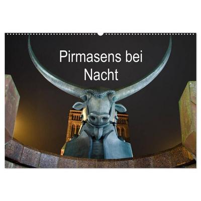 Pirmasens bei Nacht (Wandkalender 2027 DIN A2 quer), CALVENDO Monatskalender
