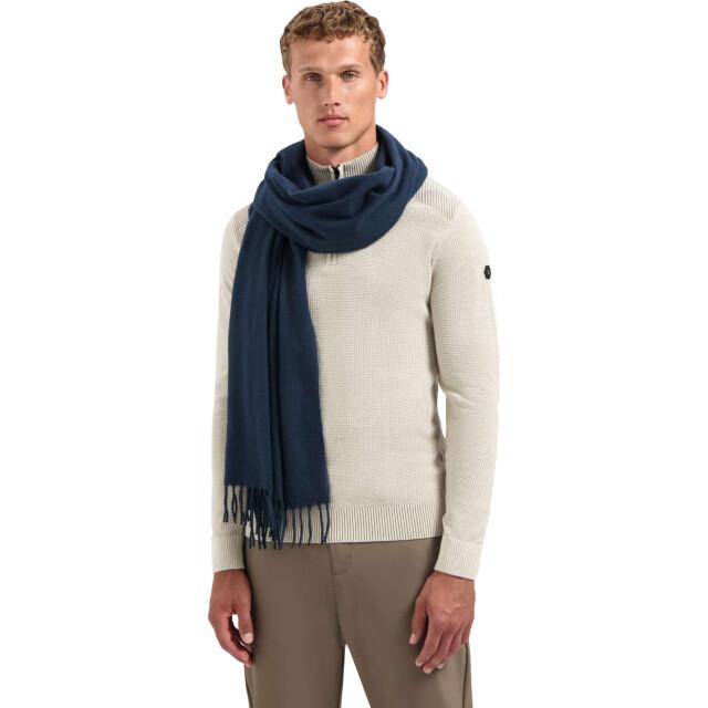 No Excess Scarf solid wool look night