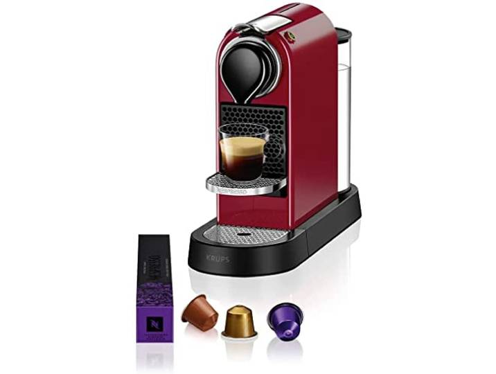 KRUPS XN7415 Espresso Machine\, 1260 W\, 1 Liter\, Rouge