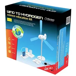 Horizon Educational FCJJ-56 Wind to Hydrogen Science Kit Brennstoffzelle, Windenergie Experimentier