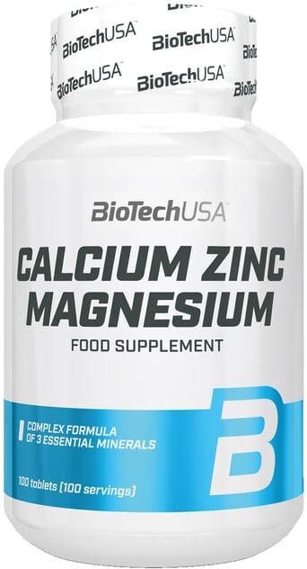 Biotech USA CALCIUM ZINC MAGNESIUM 100 Tabs