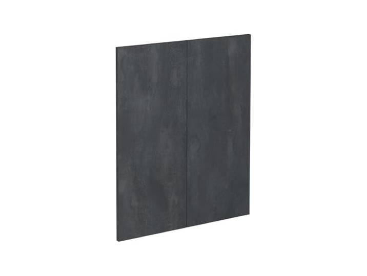 Vicco Küchenfront R-Line , Schwarz Beton 59.2 x 71.3 cm Möbelfront für den Unterschrank, passend für R-Line Küchenschränke zur einfachen Montage