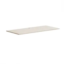 Separate Tischarbeitsplatte BLOCK, 1600 × 800 × 25 mm, Eiche natur