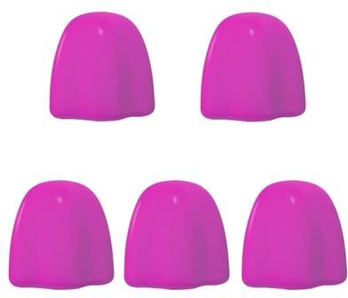 Everyday Crate Self Sealing Silicone Toothpaste Cap Set For Easy Squeeze And No Waste red