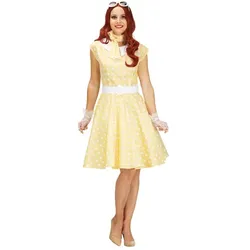 buttinette Rock'n'Roll-Kleid, pastellgelb