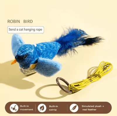 Inspire Picks Realistic Chirping Bird Cat Toy With Catnip For Interactive Indoor Play b