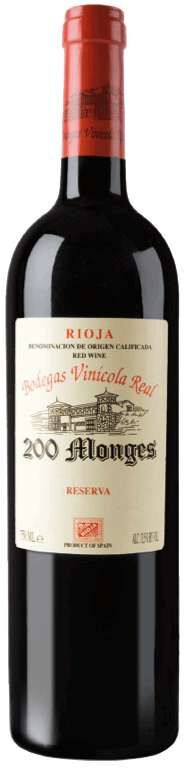 Vinícola Real 200 Monges Reserva 2014 Vino Tinto D.O. Rioja 75 cl.