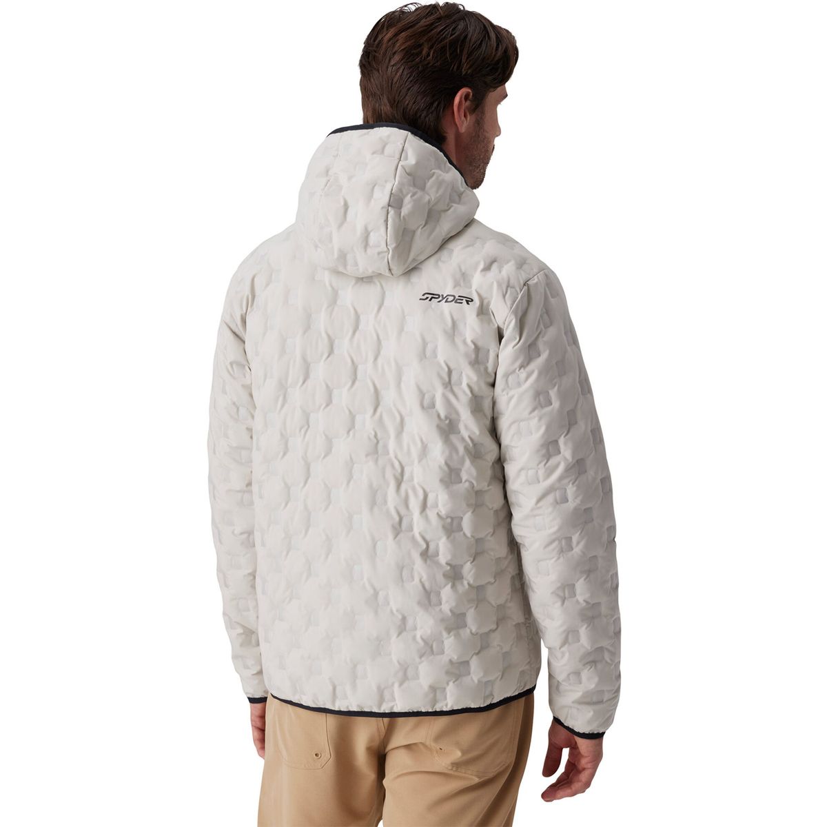 Spyder Zenith Hooded Down Jacket light grey (LGR) M 38A023601-LGR-M