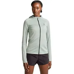 ON Damen Kapuzensweat Climate Zip Hoodie, Größe XL in Silber Silber