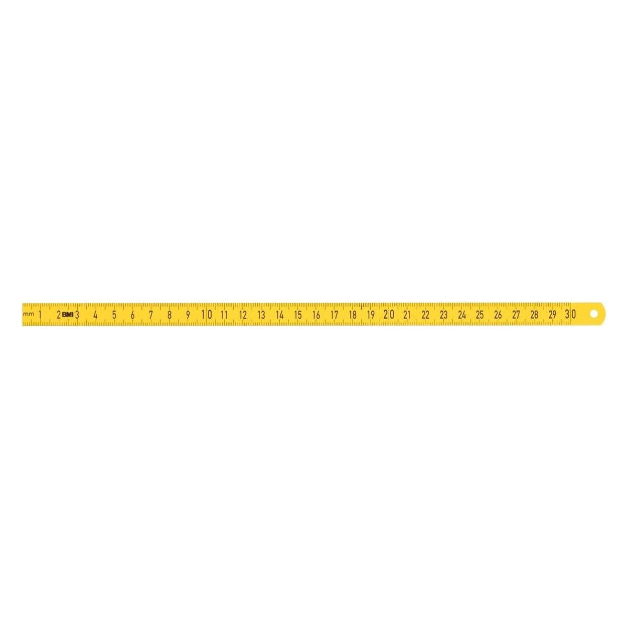 BMI Stahlmassstab ISOFLEX Länge 300 mm Stahl mit Polyamid flexibel (0.30 m) (3577030)