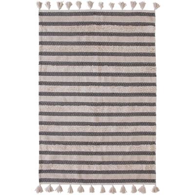 Hochflor-Teppich GUTMANN FACTORY "Puffy 67715", beige, B:160cm H:60mm L:230cm, Baumwolle, Teppiche