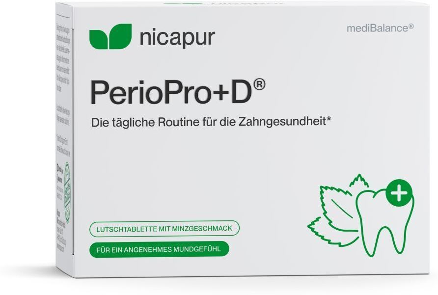 Nicapur mediBalance PerioPro+D Lutschtabletten 30 St