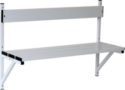 Wandbank, Alu/Edelstahl, 1015 mm breit