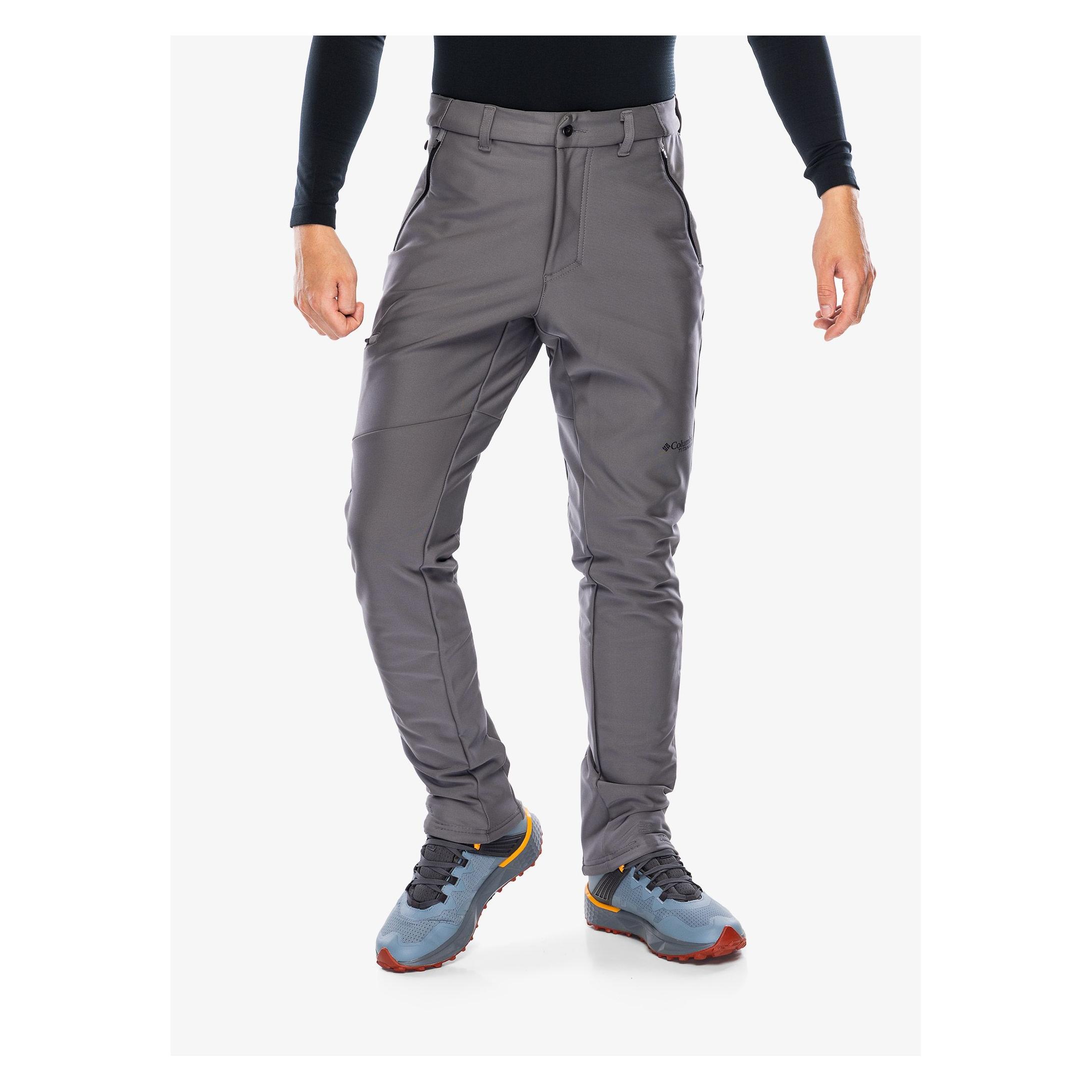 No Name Spodnie softshell Columbia Vast Canyon Softshell Pant - city grey rozmiar: s (S) (578856)