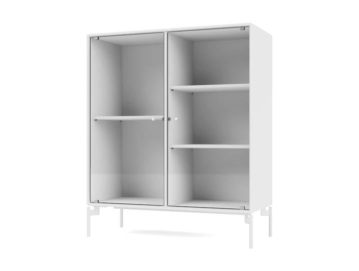 Montana Ripple II Vitrinenschrank 69,6x82,2x30 cm Snow-Beine snow