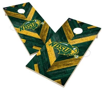 Skip's Garage North Dakota State University NDSU Bison Cornhole Board Set