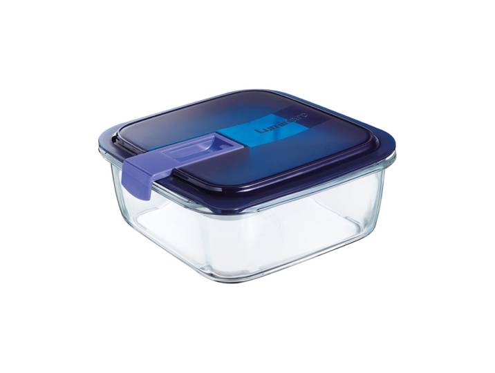 Boîte carrée bleue 122cl