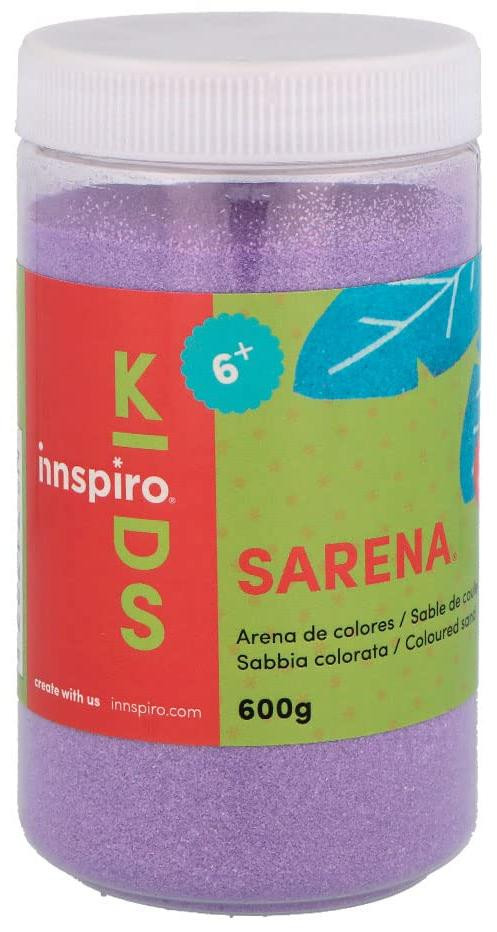 INNSPIRO Paars zand, 600 gram, voor decoratie en knutselwerk