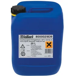 VAILLANT Soleflüssigkeit 20L Fertiggem. 44% für flexoTHERM mit aroCOLLECT
